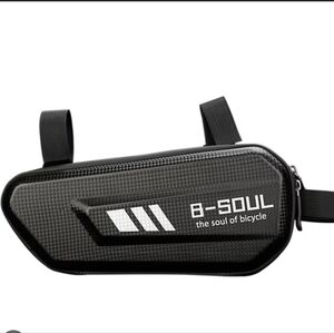 B-SOUL Black Bicycle Frame Bag